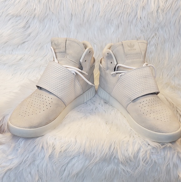 Mens Adidas Tubular Invader Strap Sneakers - Picture 3 of 5